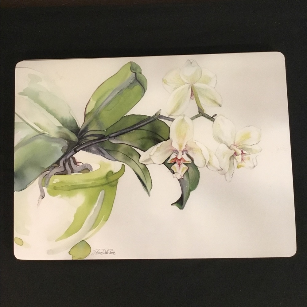 SET OF FOUR CALA LILY PLACEMATS